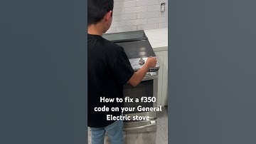 Quick and easy fix for an F350 error code on your general electric stove