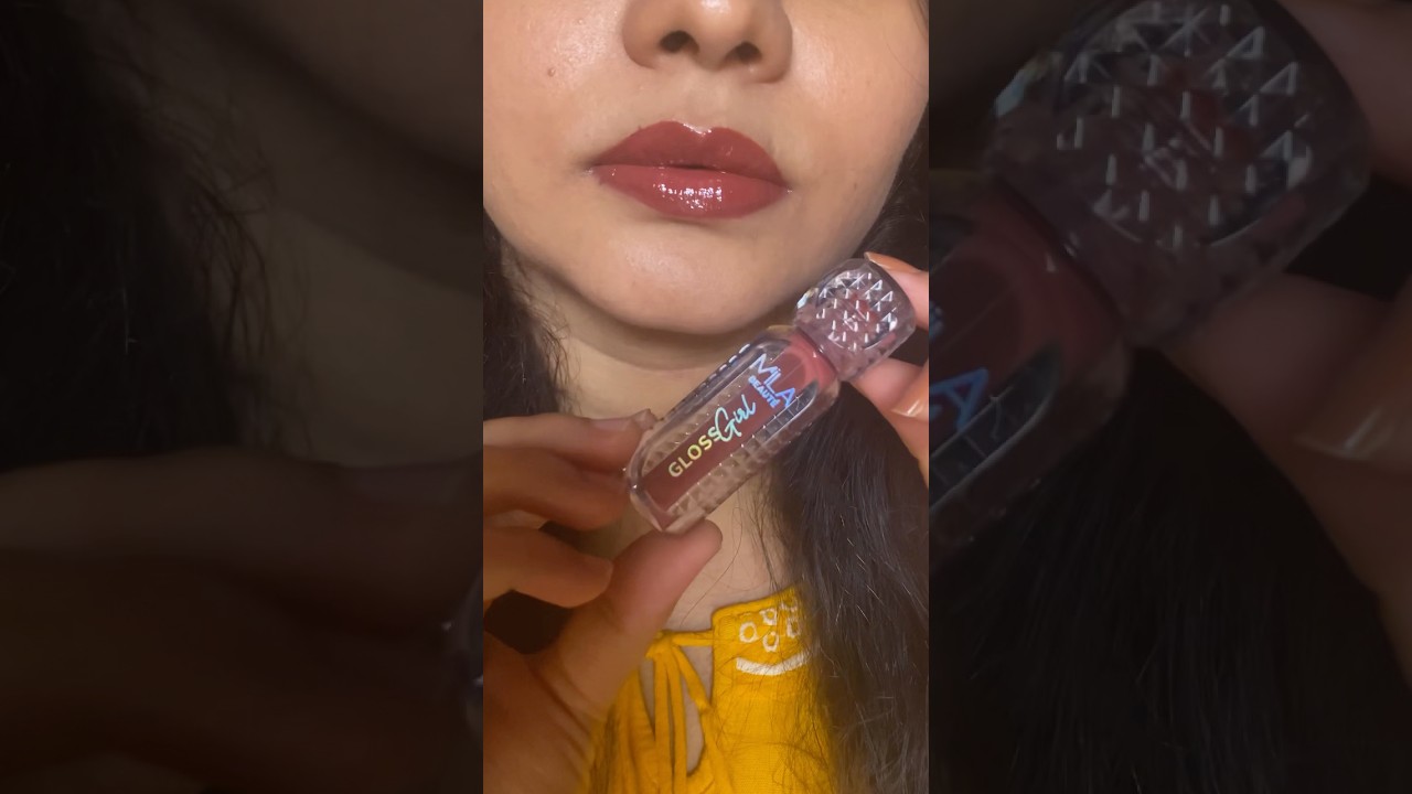 Reddish brown lipgloss for all skintones | MILA BEAUTE 04 DON’T KNOW 