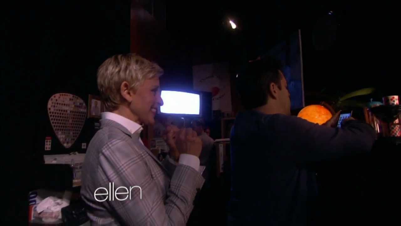 Ellen Scares Andy YouTube