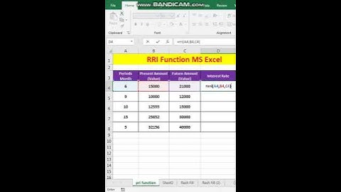 #shorts use RRI Function Microsoft excel || magic trick msexcel #youtubeshorts