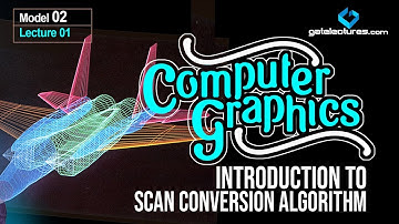 Mod 02 Lec 01 Introduction to Scan Conversion Algorithm Computer Graphics