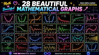 Beautiful Mathematical Graphs You Need to See! 🤯 | Math is Beautiful ✨| Themathframe