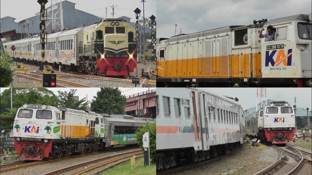 6 Jam Hunting Lalu Lalang Kereta Api & Tambahan Di Stasiun Cikampek Edisi Akhir Tahun 2024