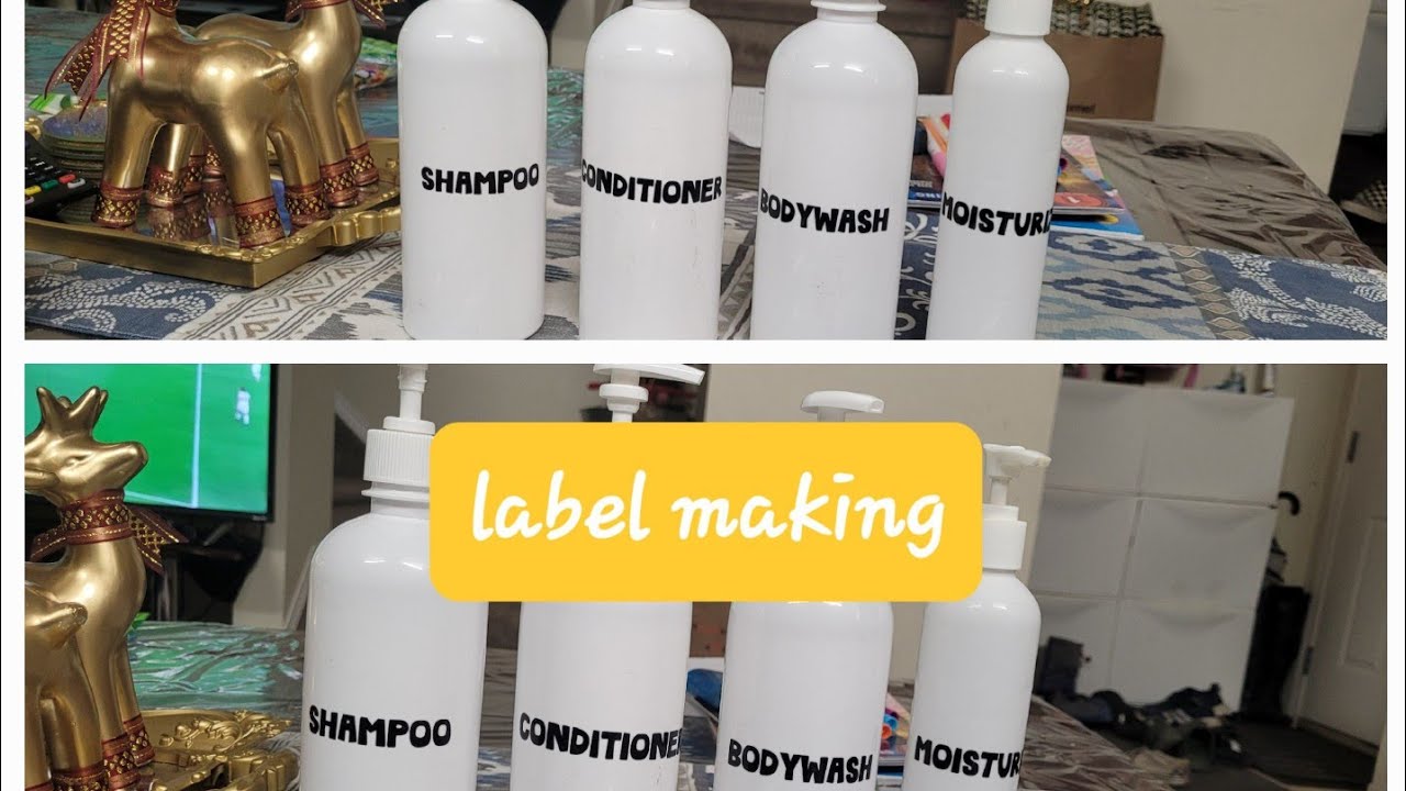 first label making project on Cricut joy
