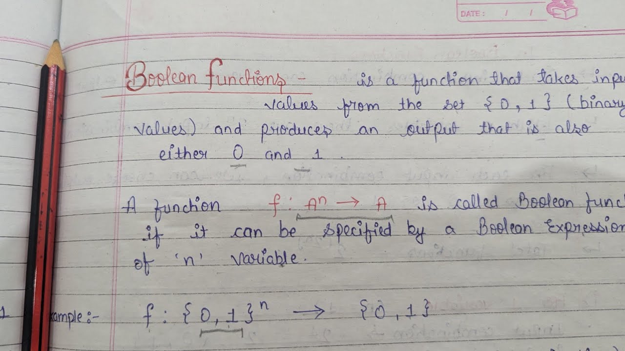 Computer Architecture || Boolean Functions || Boolean Expressions || Boolean Expressions Designing 