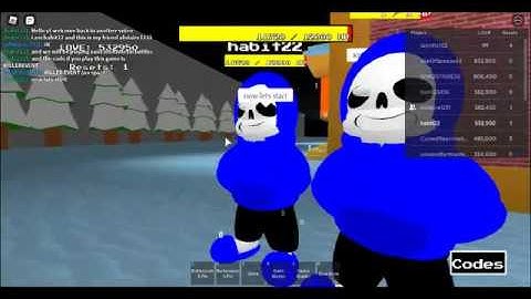TJGamer21 plays Sans multiversal battles.[New Event Code]