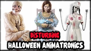 Top 10 Most DISTURBING Halloween Animatronics | THE MOST HORRIFYING HALLOWEEN PROPS EVER