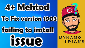 How to fix Windows 10 Update 1903 Fails to Install Solution | 1903 failed repeatedly at 60 percent