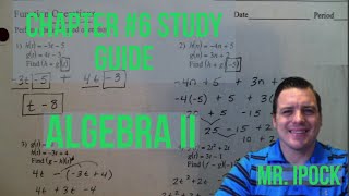 Chapter #5 Study Guide Alg II