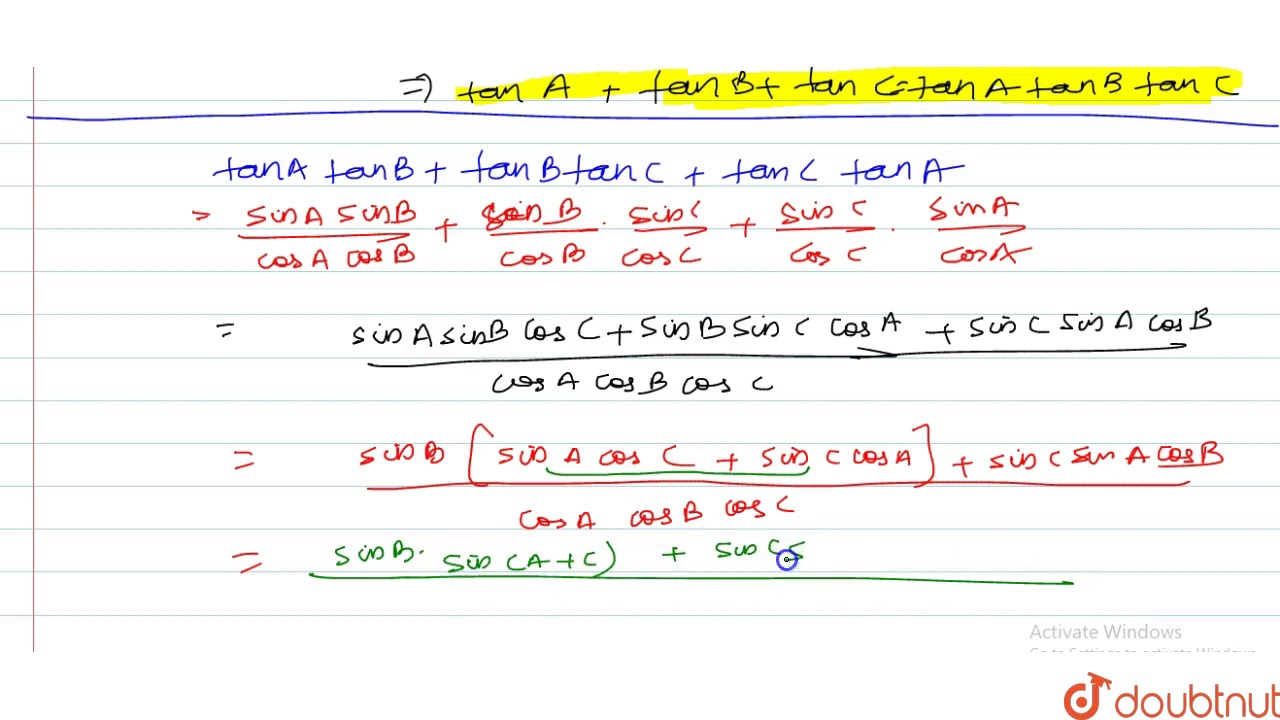 If A B C Are The Angles Of A Given Triangle Abc If Cosa Cosb Cosc Sqrt3 1 8 And 