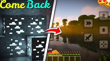 Old Shaders are BACK in MCPE! 😍