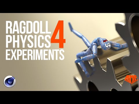 RagDoll Experiments 4 | Physics fun in Cinema 4D