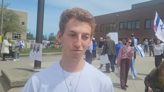 Brandon Meyer, UB student who organized rally against antisemitism on UB campus