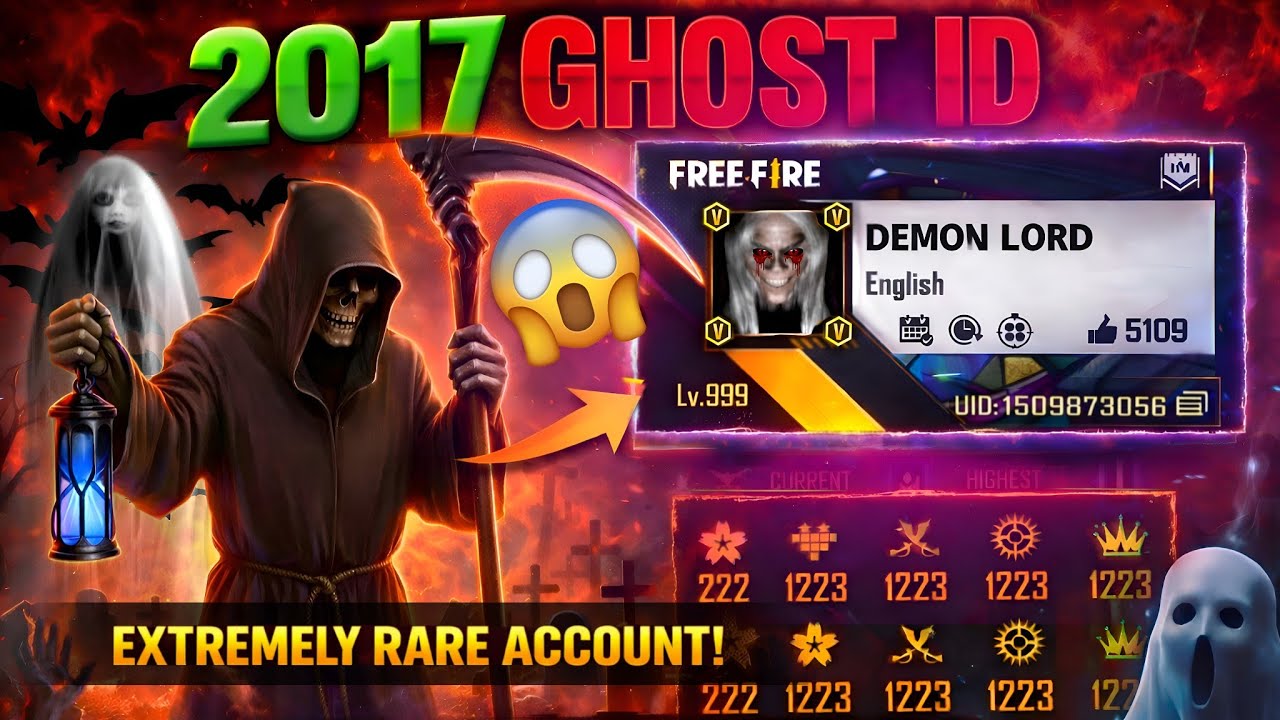 DON'T OPEN THIS ID !!! 🥶😭 - FREE FIRE KI SABSE KHATARNAAK GHOST IDS - YTBG 