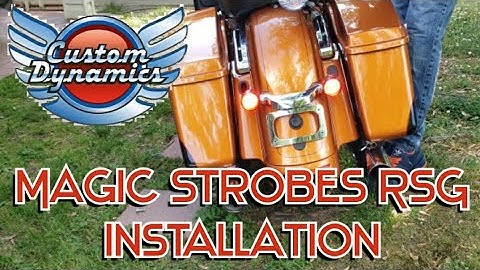Custom Dynamics Magic Strobes RSG Installation / Ultra Limited To Street Glide Conversion Pt. 2