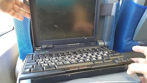 Testing IBM Thinkpad 701c