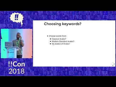 !!Con 2018 Creating an Arabic Programming Language! by Ahmed Abdalla ...