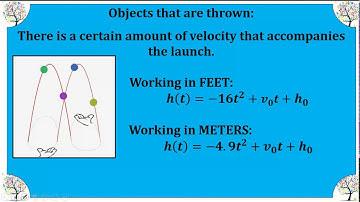 M8Alg Video Lesson 6-9 Part 1 Quadratic Applications (Intro & Example 1)
