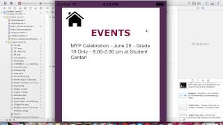 Student Council Iphone App screenshot 3