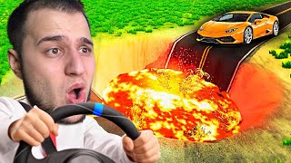 ДОРОГИЕ ТАЧКИ vs ВУЛКАНА! РАЗБИЛ МАШИНЫ НА 1.000.000.000$ / УГАР В БИМКЕ BEAMNG DRIVE