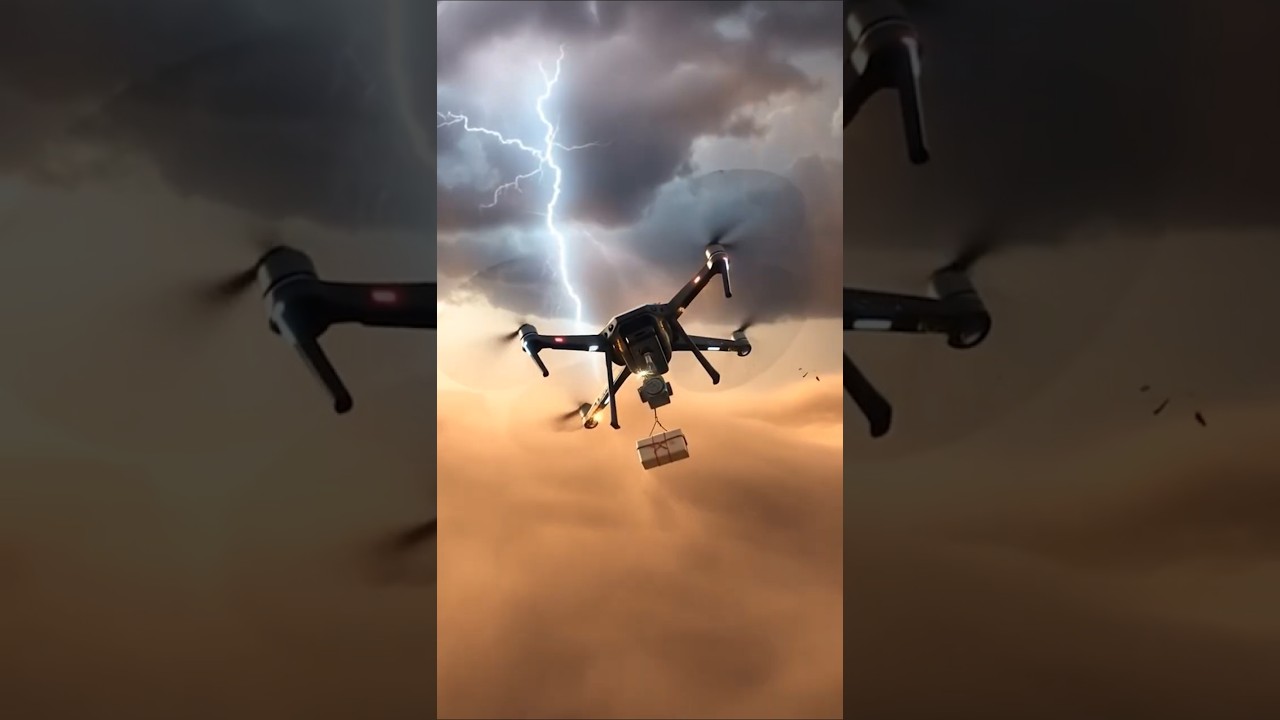 Drone vs. Desert: Caught in the Storm  