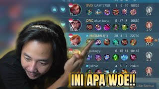 FULL GAMEPLAY NO CUT  - FANNY DWIWOII 1 VS 9 - Mobile Legends