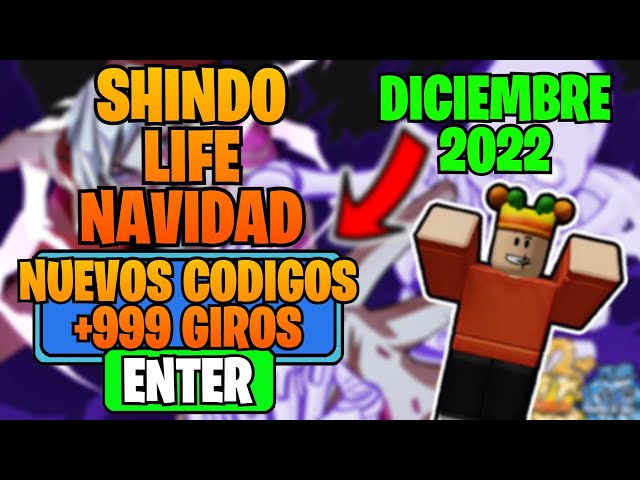 NUEVOS CÓDIGOS DE NAVIDAD EN SHINDO LIFE ROBLOX! ACTUALIZADOS