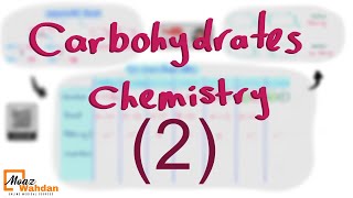 Carbohydrates Chemistry part (2) - Moaz Wahdan