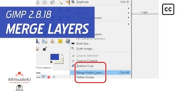 TUTORIALS - GIMP - General #27 - How to merge layers