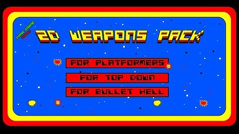 Unity 2D Weapons Pack (Example2)
