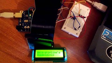 Arduino üçüncü deneme: LCD ekrana yazı yazma