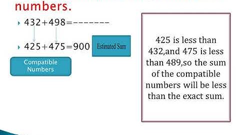 Gr. 3 Math: Lesson 1.3: Estimate Sums