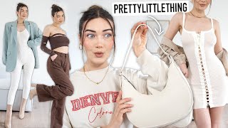 huge spring pretty little thing clothing try on haul