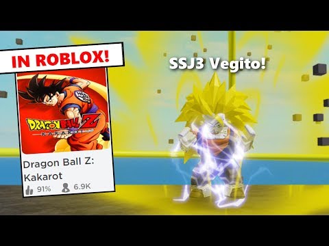 Dragon Ball Z Kakarot On Roblox Youtube
