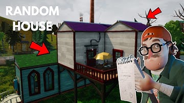 This House Is Randomly Generated!(Hello Neighbor Mod)