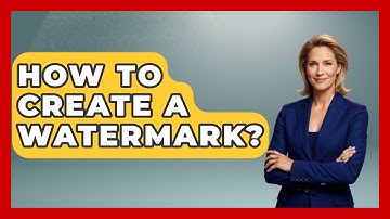 How To Create A Watermark? - Admin Career Guide