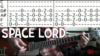 guitar lesson Monster Magnet space lord tab