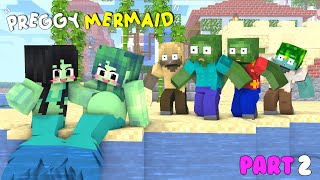 Monster School || CUTE ZOMBIE MERMAID  NEW MERMAID (LOVE STORY) *PART 3* || Minecraft Animation