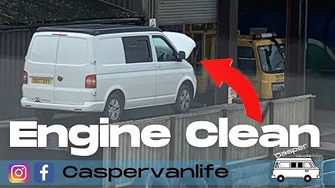 VW T5 Transporter - Getting The Engine Cleaned