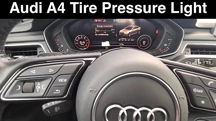 How to reset Audi A4 Tire Pressure Light 2018