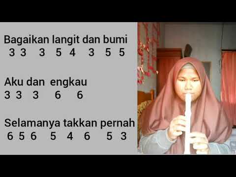 Not Angka Pianika Lagu Bagaikan Langit Dan Bumi Via Vallen Not angka recorder bagaikan langit dan bumi - via valle - YouTube