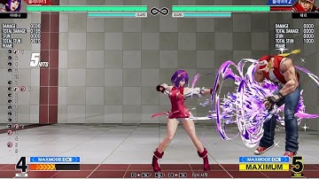 kof 15 athena combo practice 2