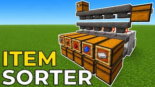 How to Build an Auto Sorter in Minecraft Item Sorting System