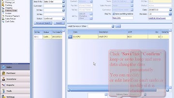 Chronos eStockCard Inventory Software - Create Delivery Order