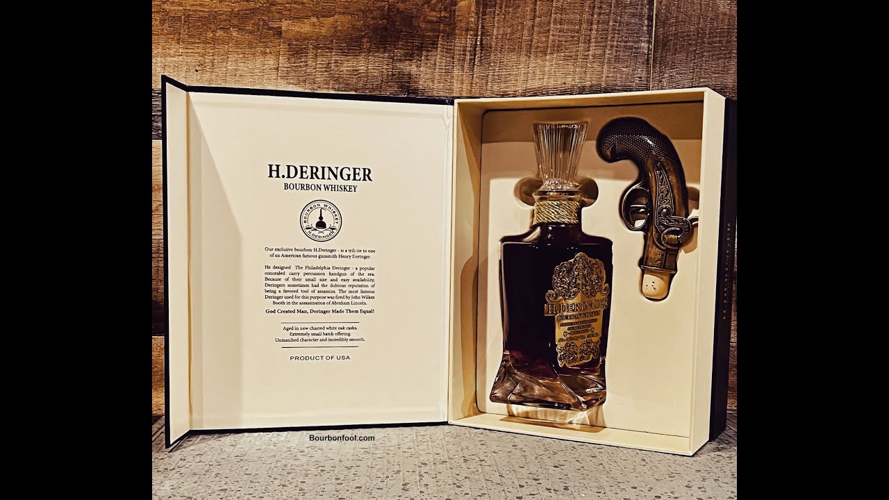 This Bourbon Packaging Really Stands Out! H. Deringer Bourbon Whiskey!