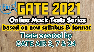 GATE Online Mock Test Series 2021 - FindMyTest