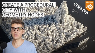 Geometry Nodes Procedural City Blender 3.2 Updated