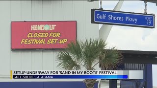 'Sand In My Boots Festival' prep underway — what to know ahead of the event