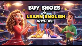 👠🛍️Learn English with a Real Shoe Store Conversation | Simple English for Beginners –    #ShoeStore