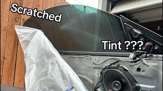 Scratched Window Tint Not A Problem…(Mustang Inner Weather Strip Replacement)